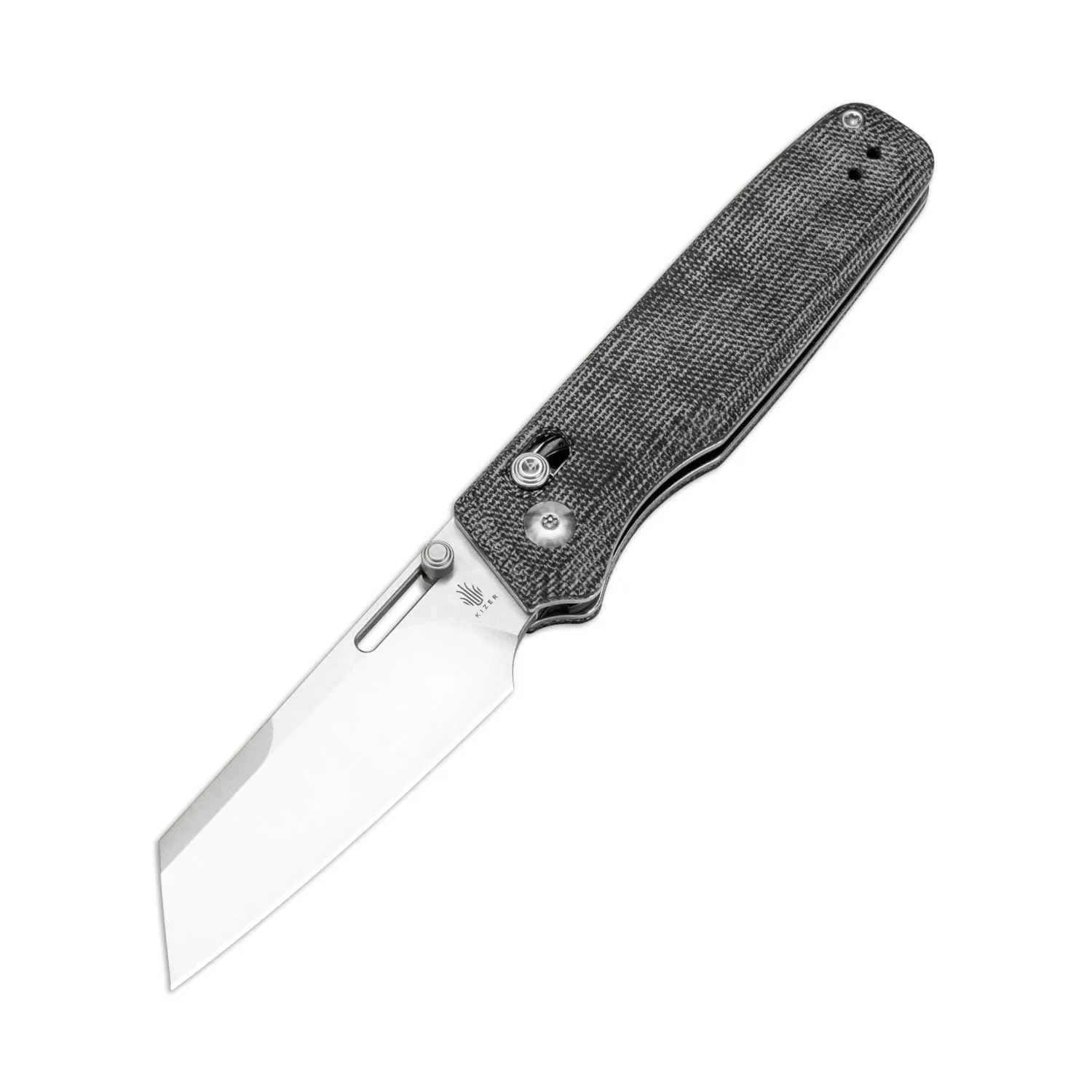 Kizer Task 154CM Blade Clutch Lock Micarta Handle V3641C1 (3.04 Satin)