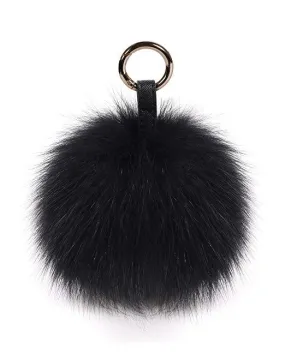 Kyi Kyi Fox-Fur Mega Pom Pom Bag Charm/Key Ring