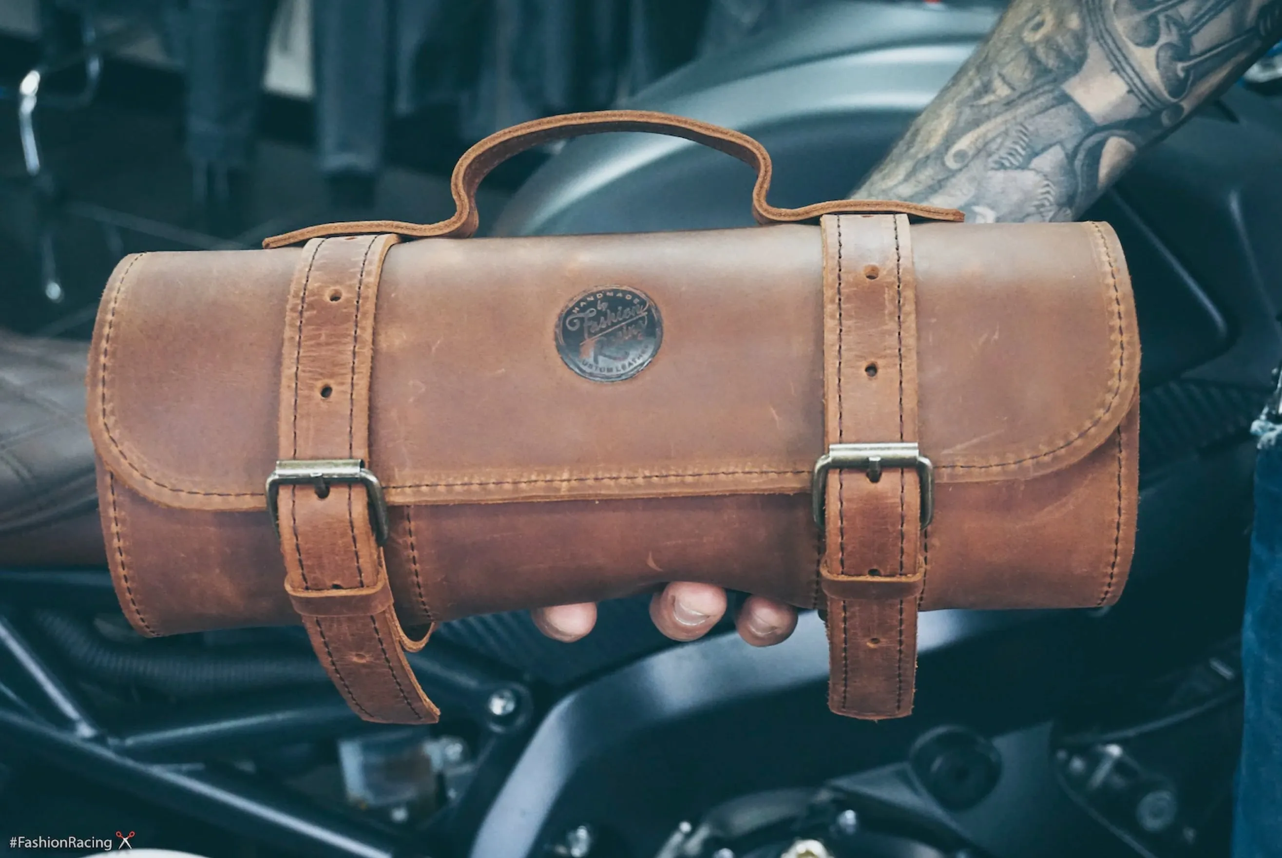 Leather Tool roll | Motorcycle tool roll up | Wrench roll bag