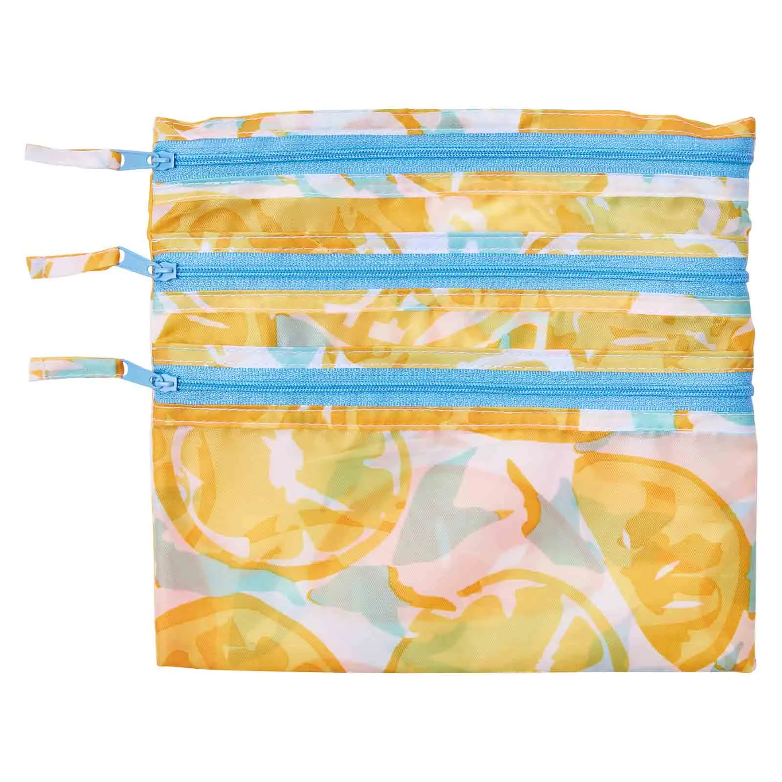 Lemon Slices 3-Zip Pouch