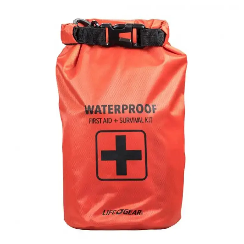 Life Gear 130pc Dry Bag First Aid / Survival Kit