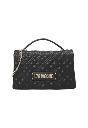 LOVE MOSCHINO Borsa Hand Bag Donna Nero Oro JC4230PP0ILA0000