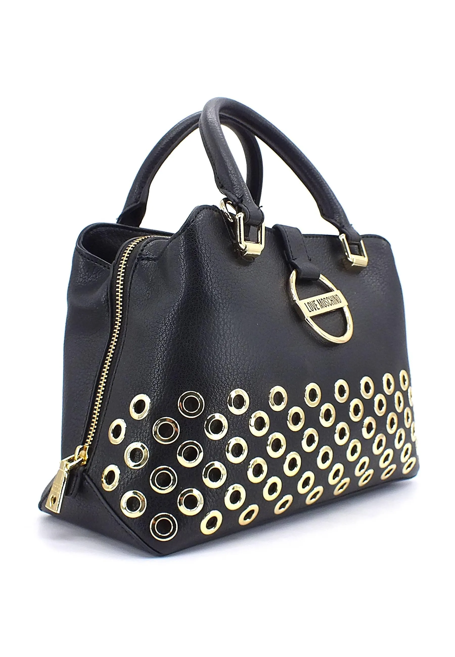 LOVE MOSCHINO Borsa Hand Bag Eyelets Nero JC4341PP0FKD0000