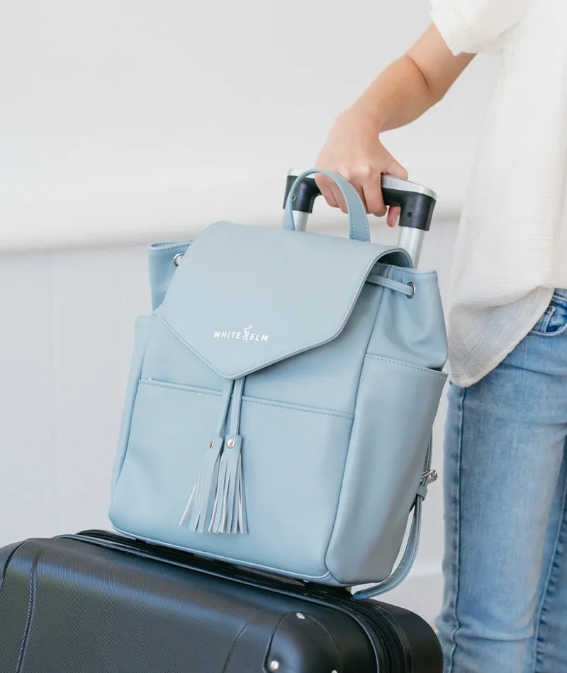 Luna Drawstring Backpack - Ice Blue - [Outlet RETIRED Final Sale]