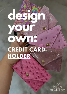 Makeup Junkie: Design-A-Bag - CREDIT CARD HOLDER [Pre-Order]