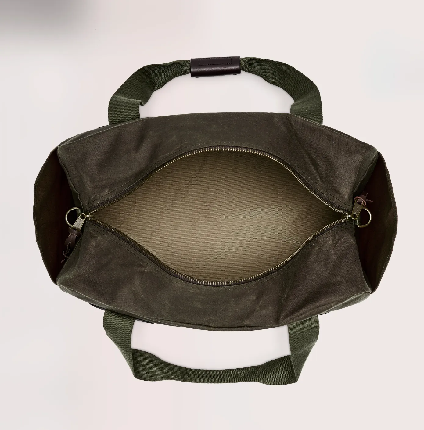 Medium Tin Cloth Duffle Bag, Otter Green