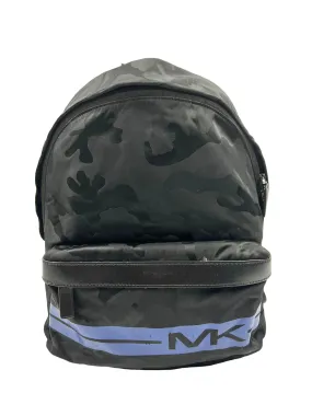 Michael Kors Black Kent Camo Nylon Tech Backpack