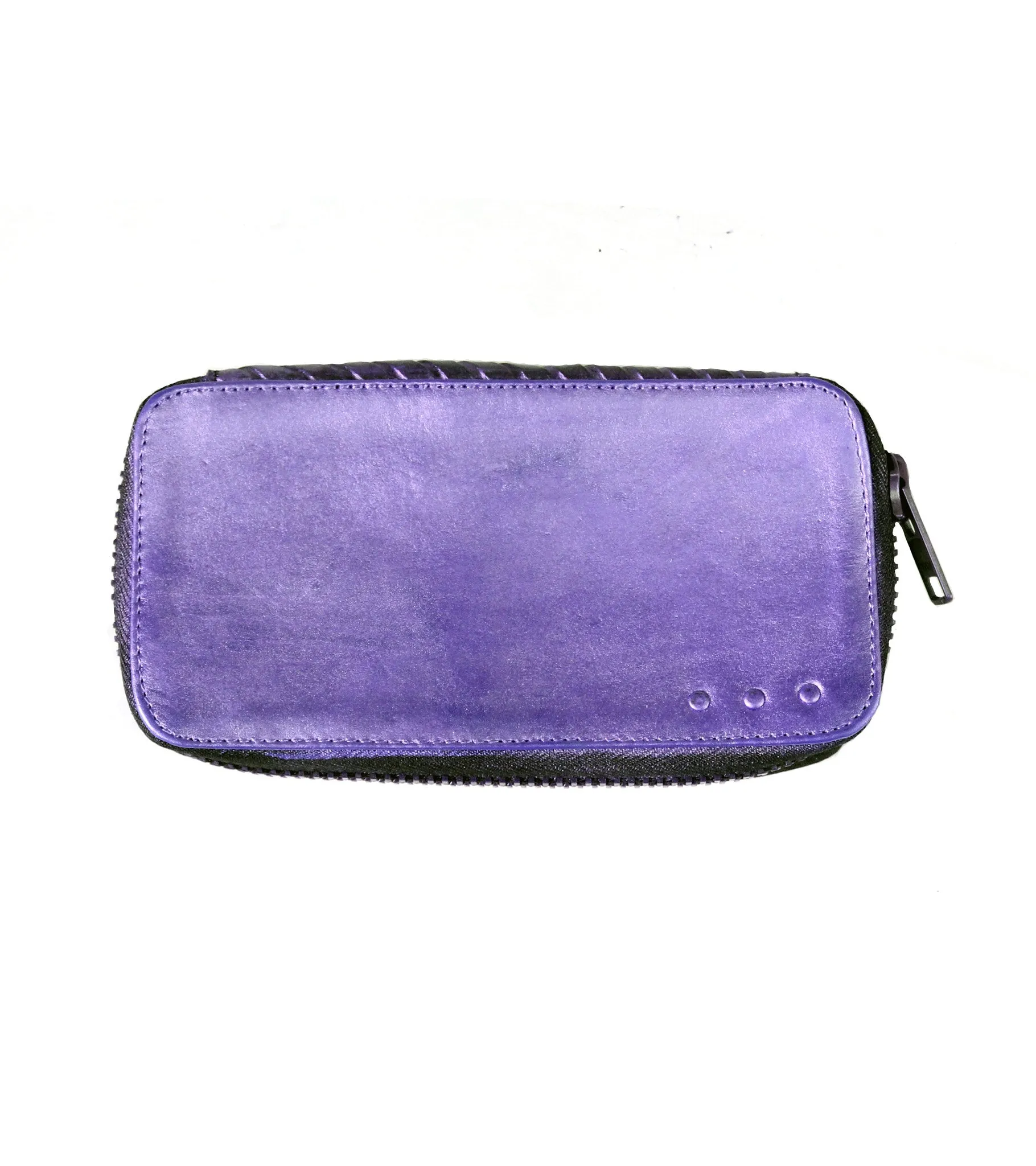 No.70018 zip clutch Hand Painted