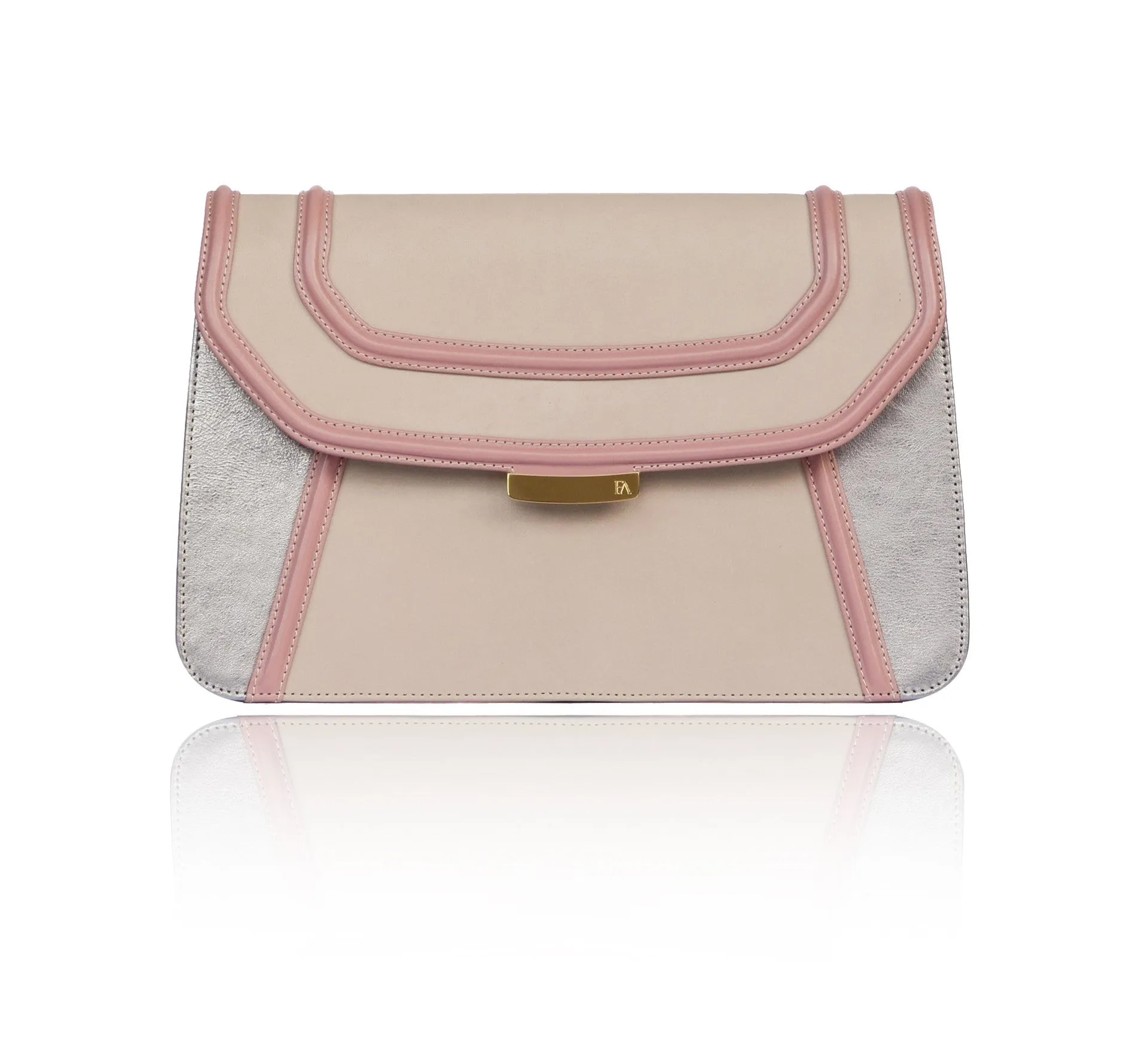 Pale Pink Jeeda Clutch