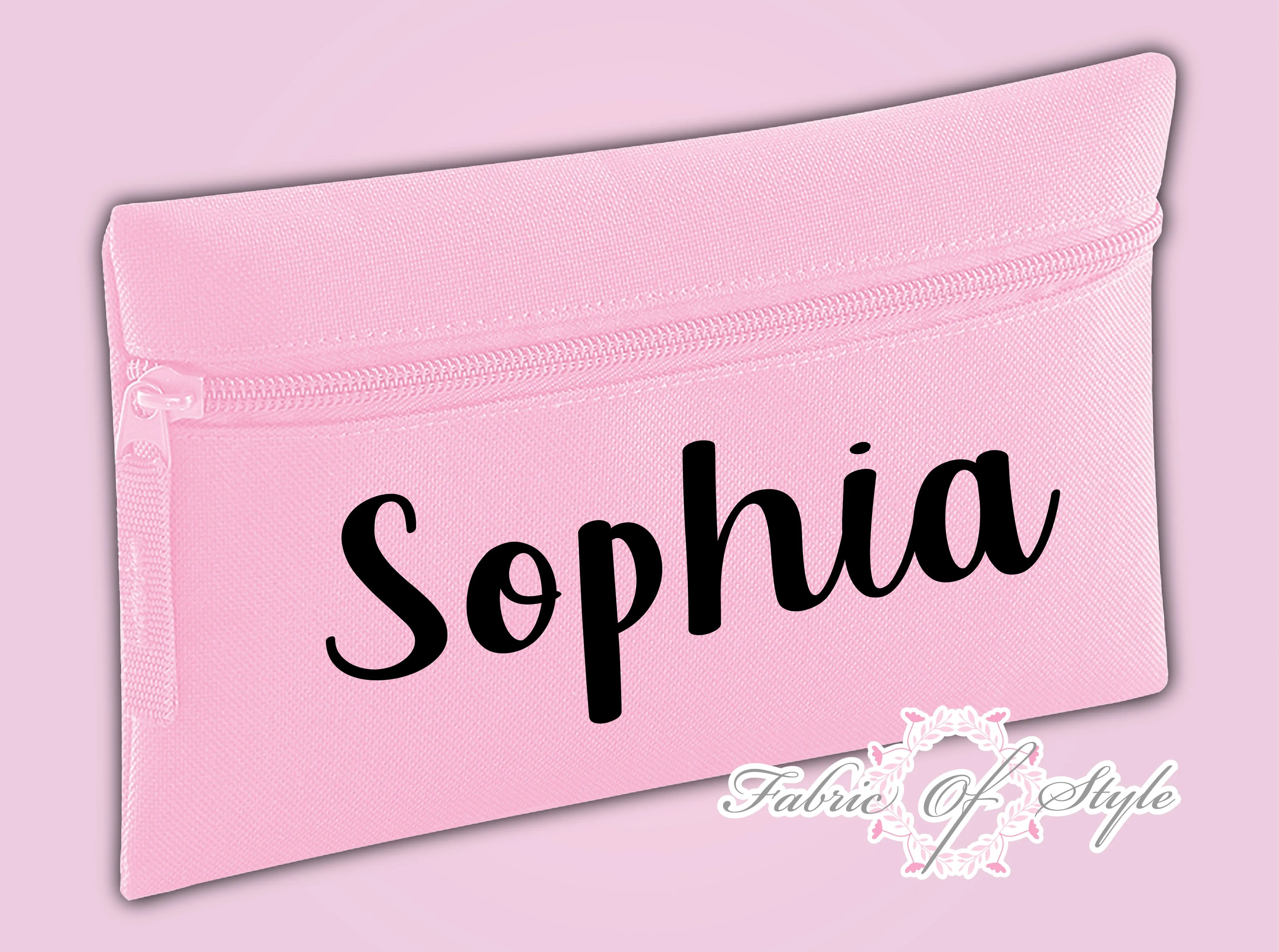 Personalised Pencil Case Kids Office Stationery Back To School Zip School Bag