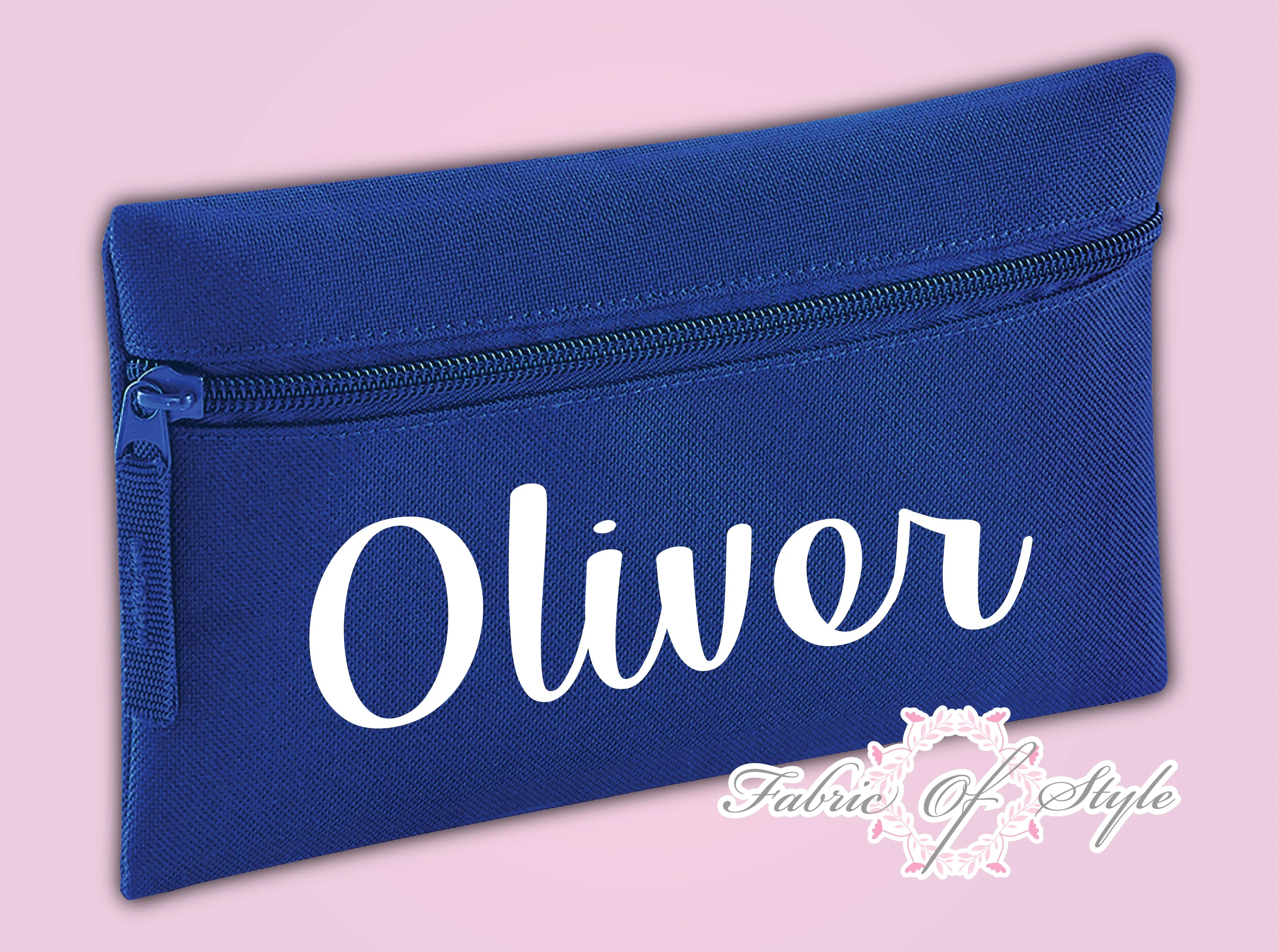 Personalised Pencil Case Kids Office Stationery Back To School Zip School Bag