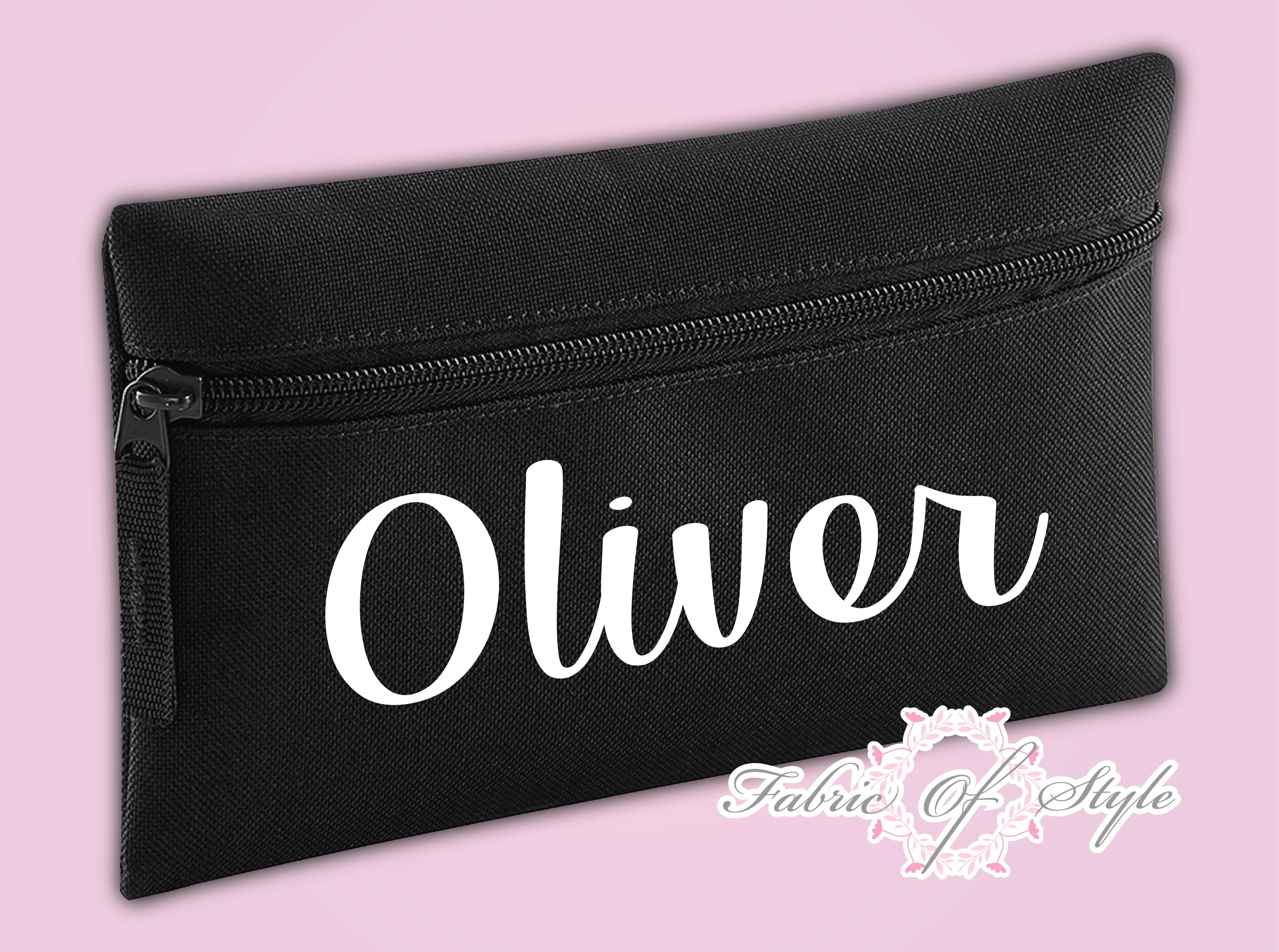 Personalised Pencil Case Kids Office Stationery Back To School Zip School Bag