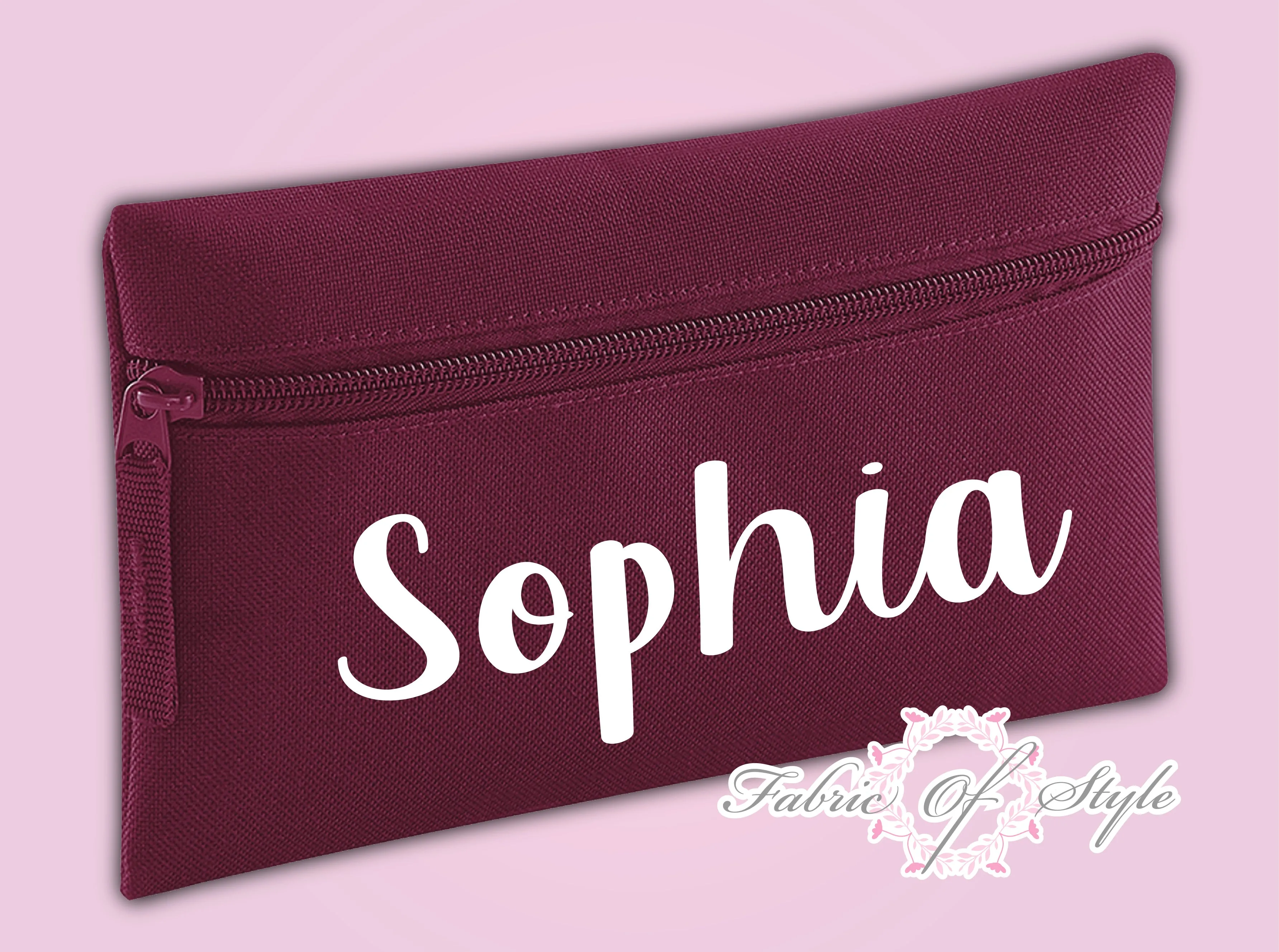 Personalised Pencil Case Kids Office Stationery Back To School Zip School Bag