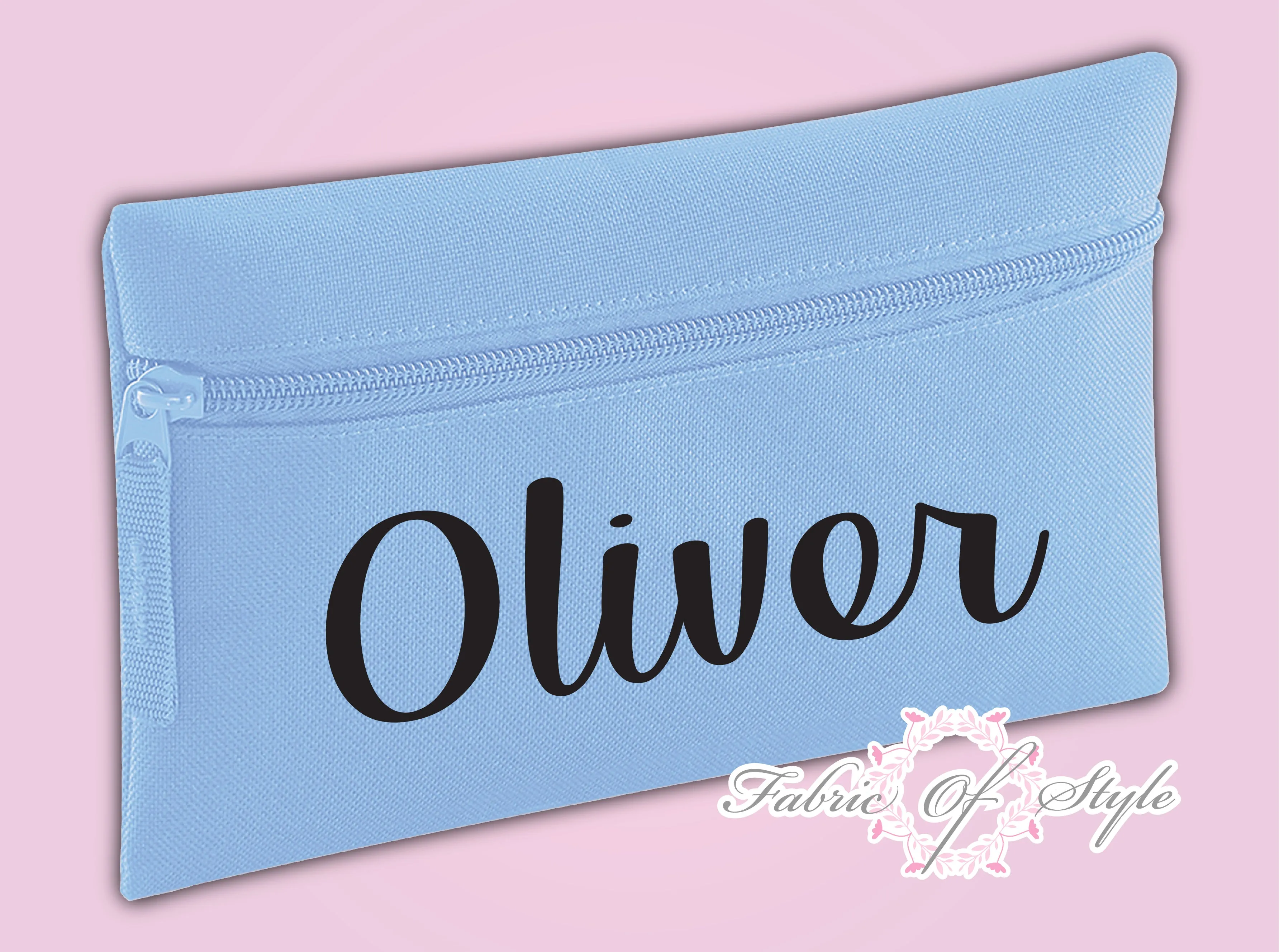 Personalised Pencil Case Kids Office Stationery Back To School Zip School Bag