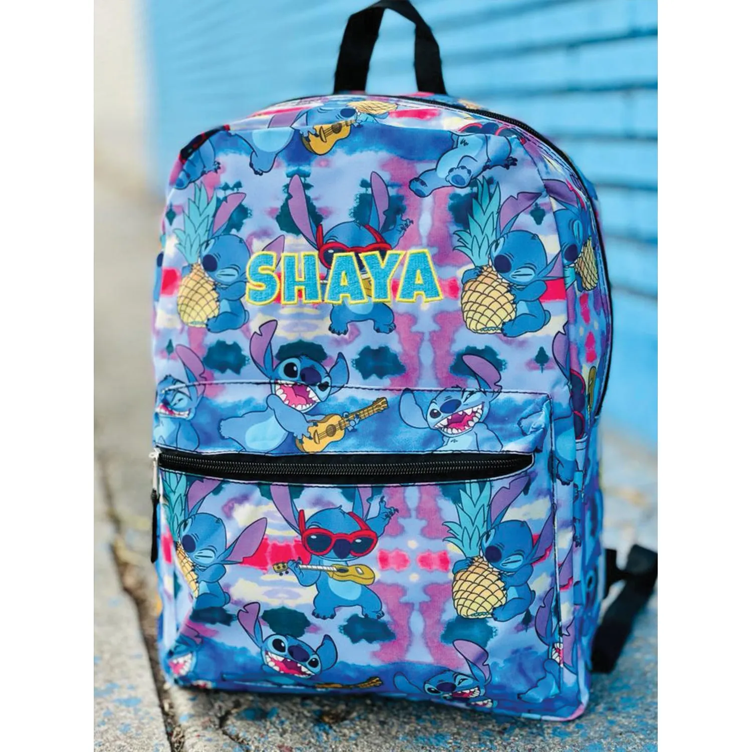 Personalized Embroidered 16 Inch Disney Stitch Backpack