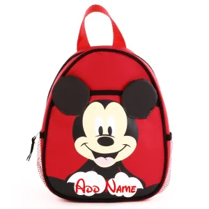 Personalized Mickey Mouse 10 Inch Mini Backpack with Harness