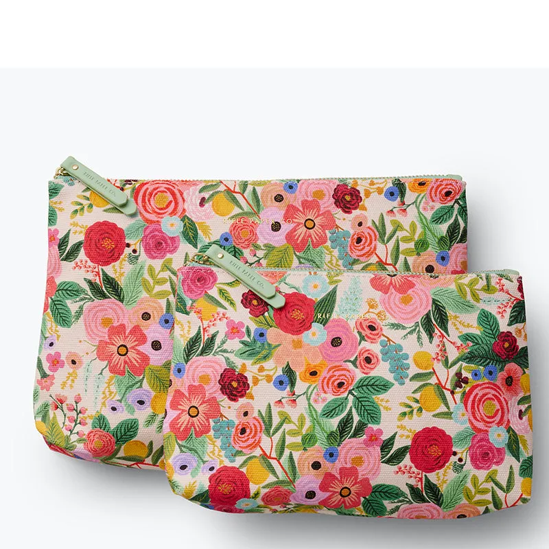 RIFLE PAPER CO. | Garden Party Zippered Pouch Set