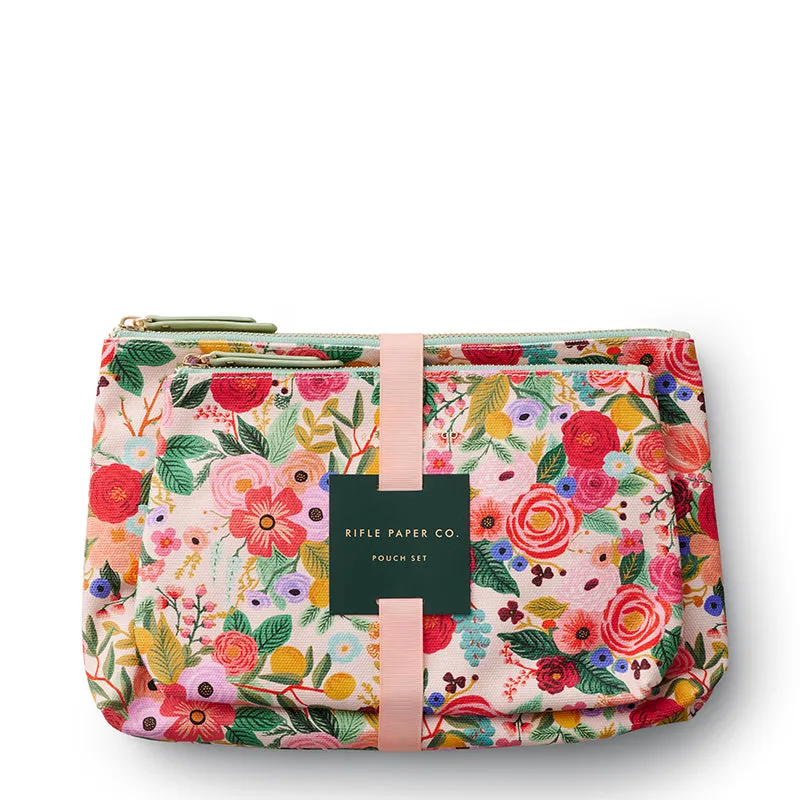 RIFLE PAPER CO. | Garden Party Zippered Pouch Set