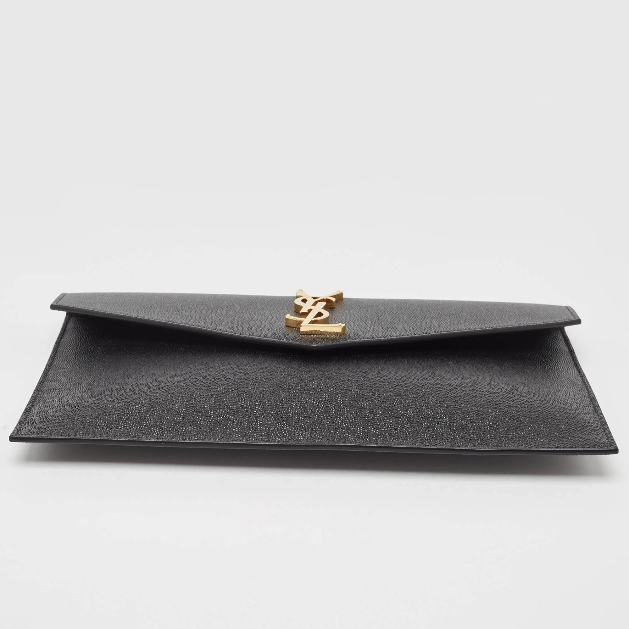 Saint Laurent  Leather Uptown Pouch