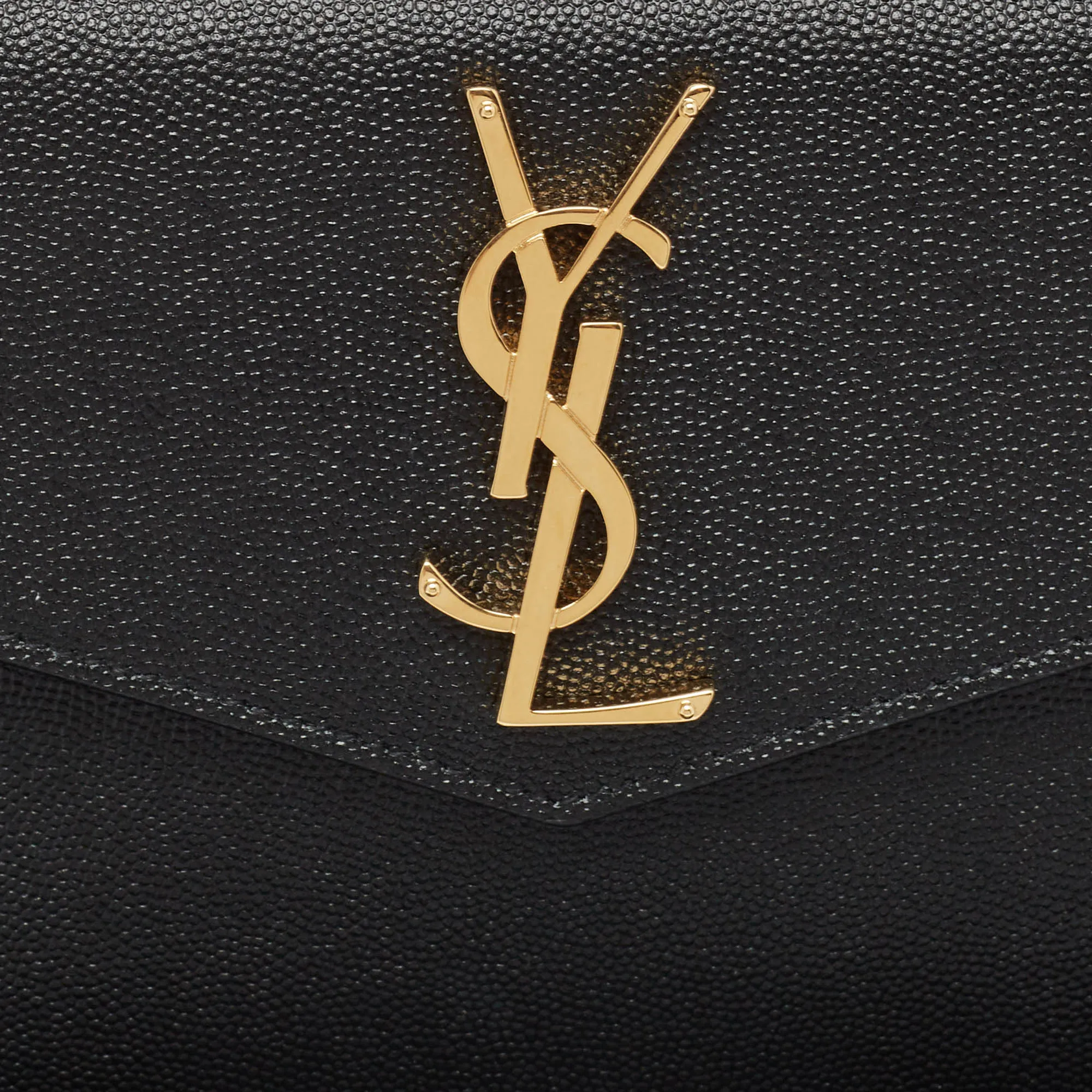 Saint Laurent  Leather Uptown Pouch