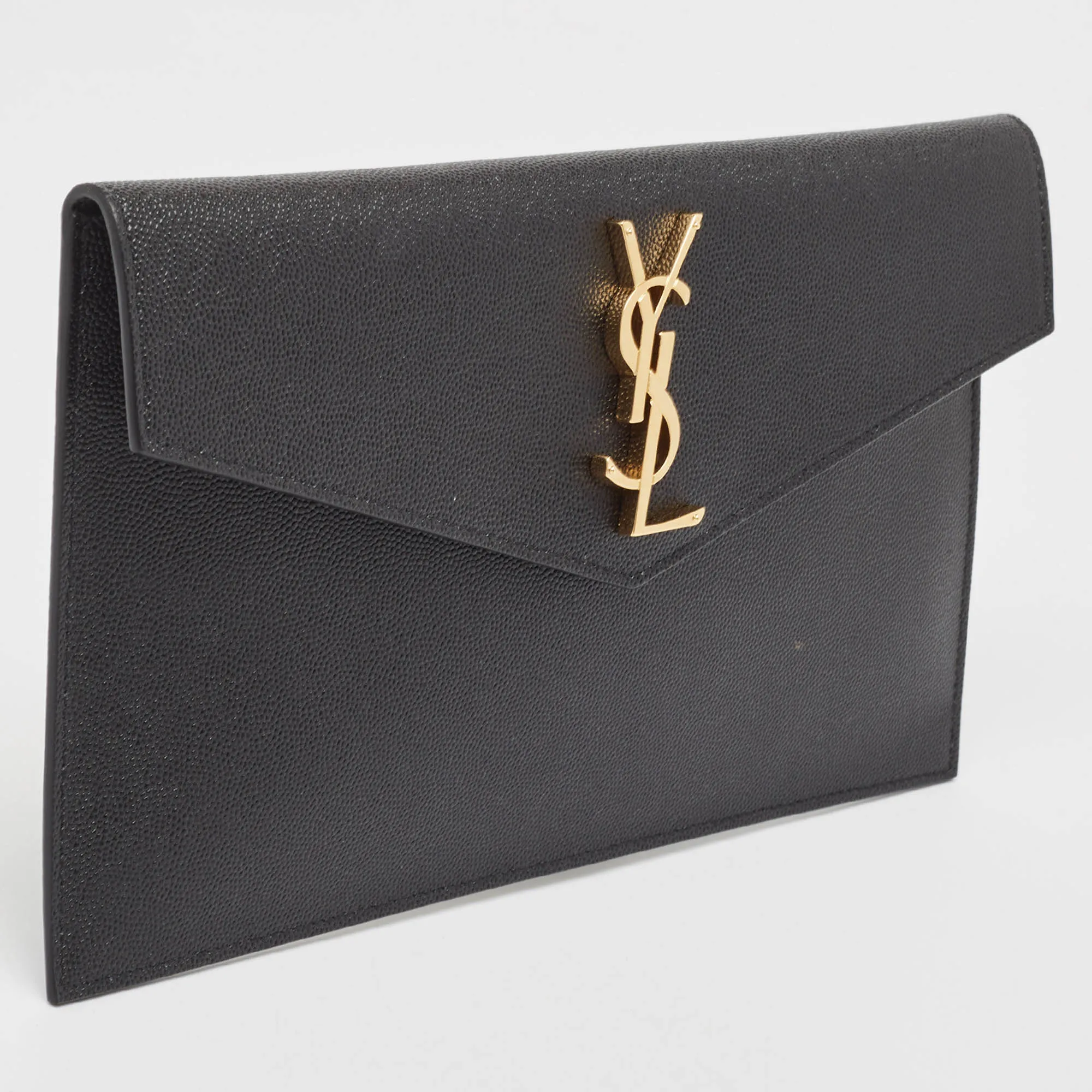 Saint Laurent  Leather Uptown Pouch