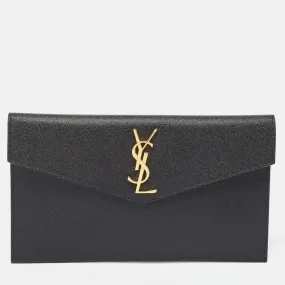 Saint Laurent  Leather Uptown Pouch