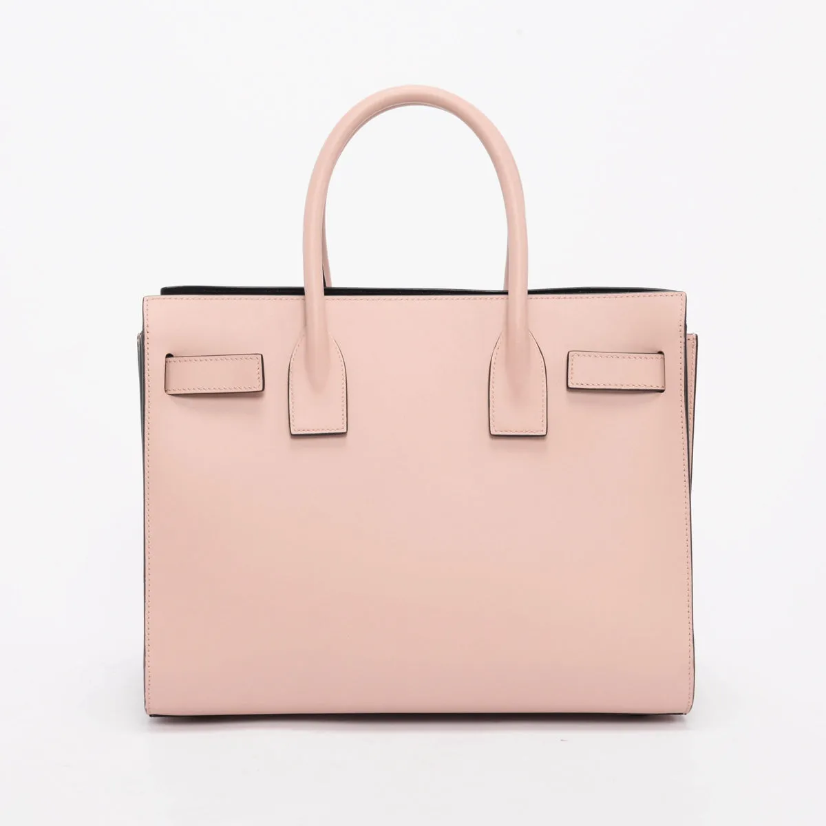 Saint Laurent Pink Smooth Calfskin Baby Sac de Jour Bag