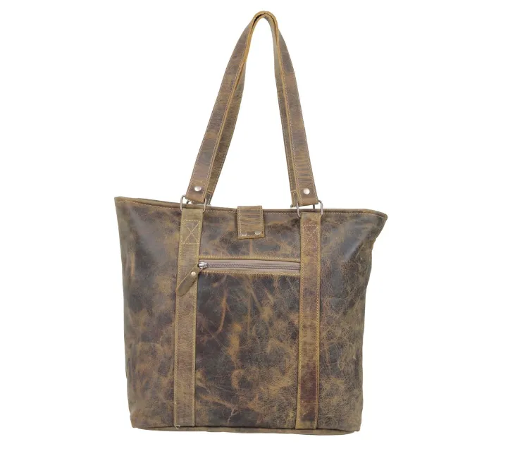 Sand Dunes Leather & Hairon Bag - Final Sale 50% off