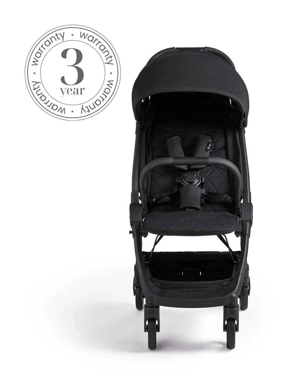 Silver Cross Clic Stroller with Snack Tray and Travel Bag - Space