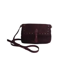 Ted Baker Purple Kalrisa Studded Suede Cross-body Bag | Pre loved |