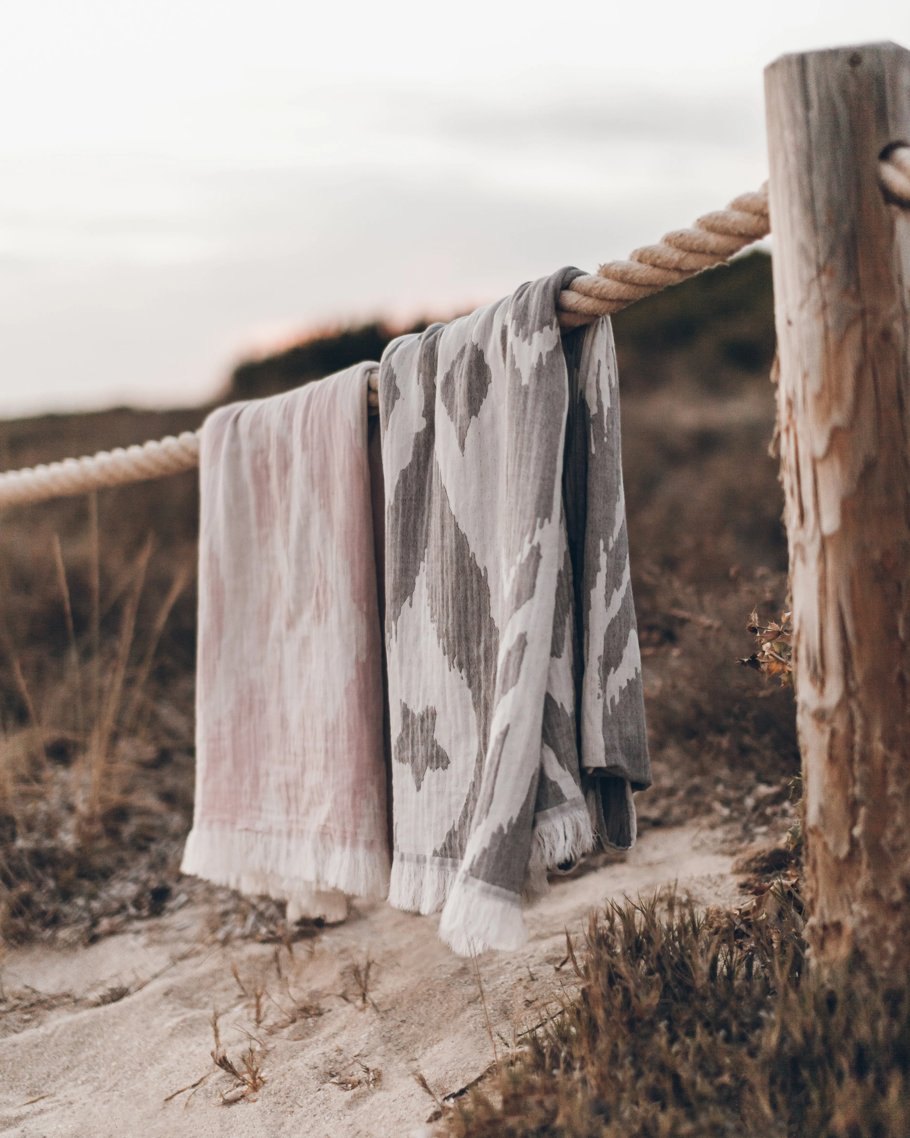 The Pink Beach Towel   Pouch