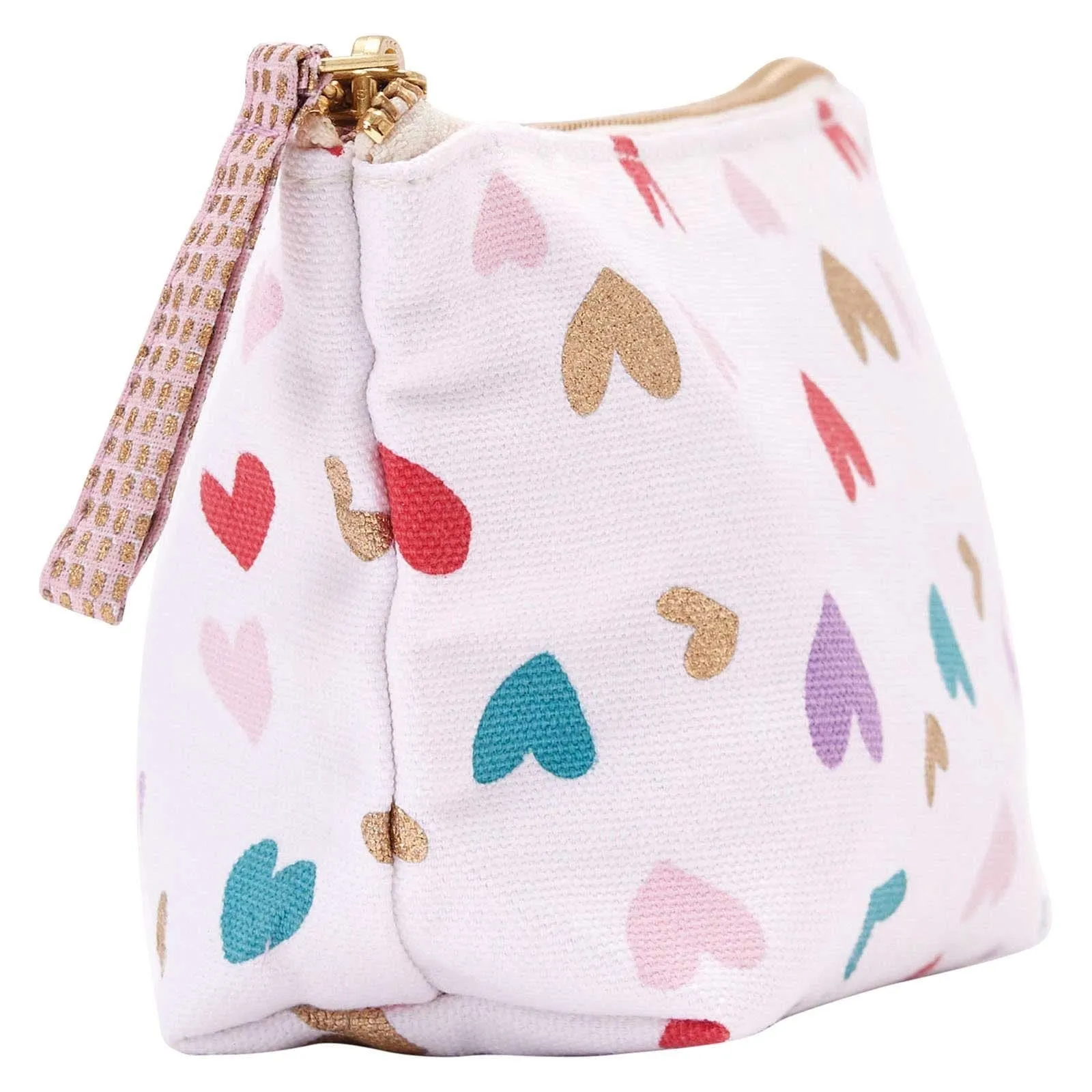 Tossed Hearts Pouch Small