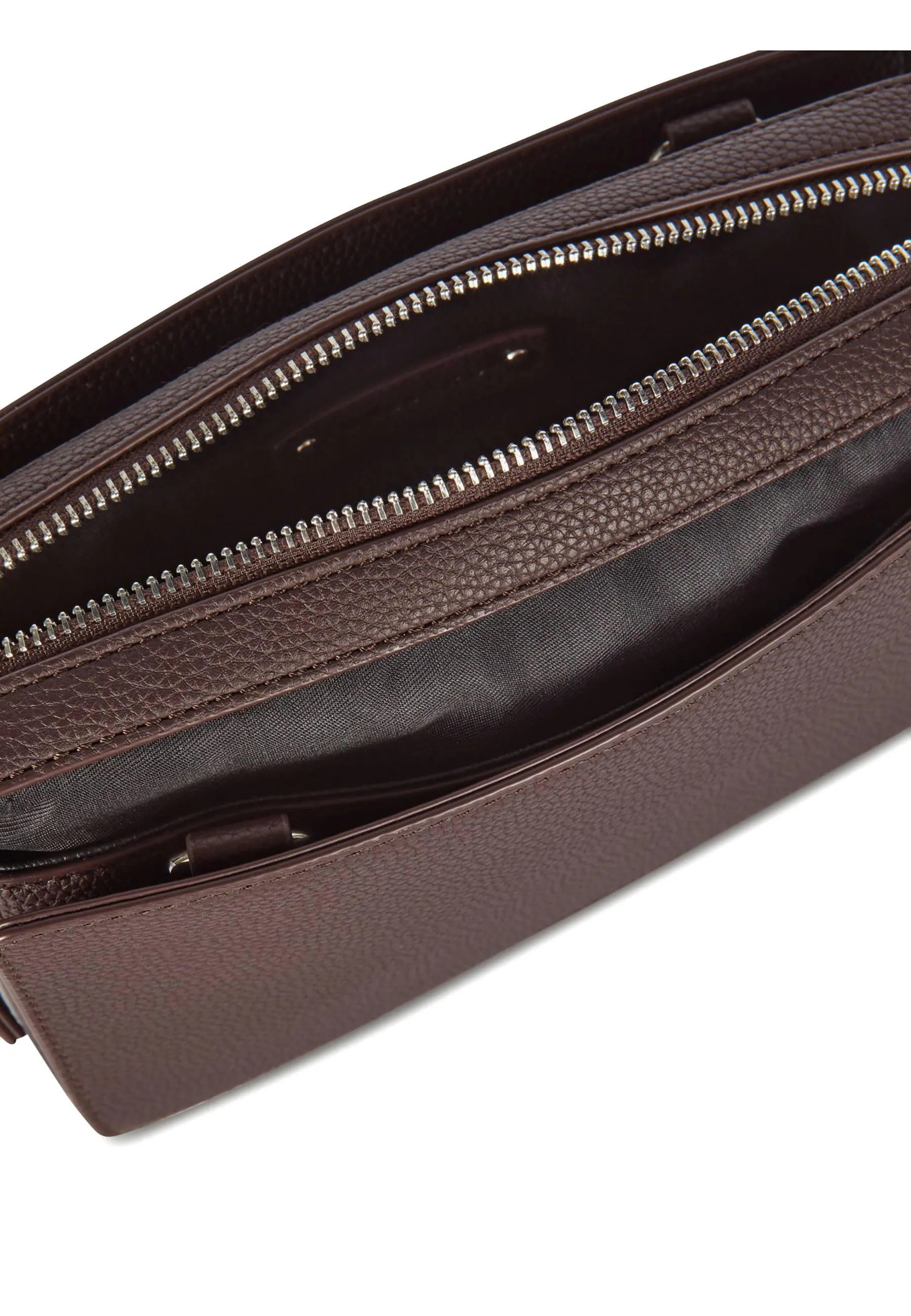 TRUSSARDI Nadir Camera Bag Tracolla Chocolate Plum 75B01367