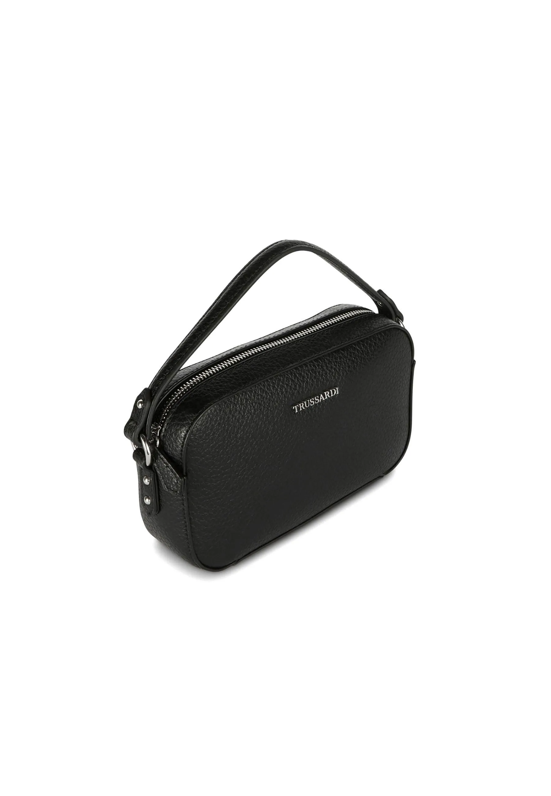 TRUSSARDI New Lisbona Camera Bag Borsa Black 75B01426