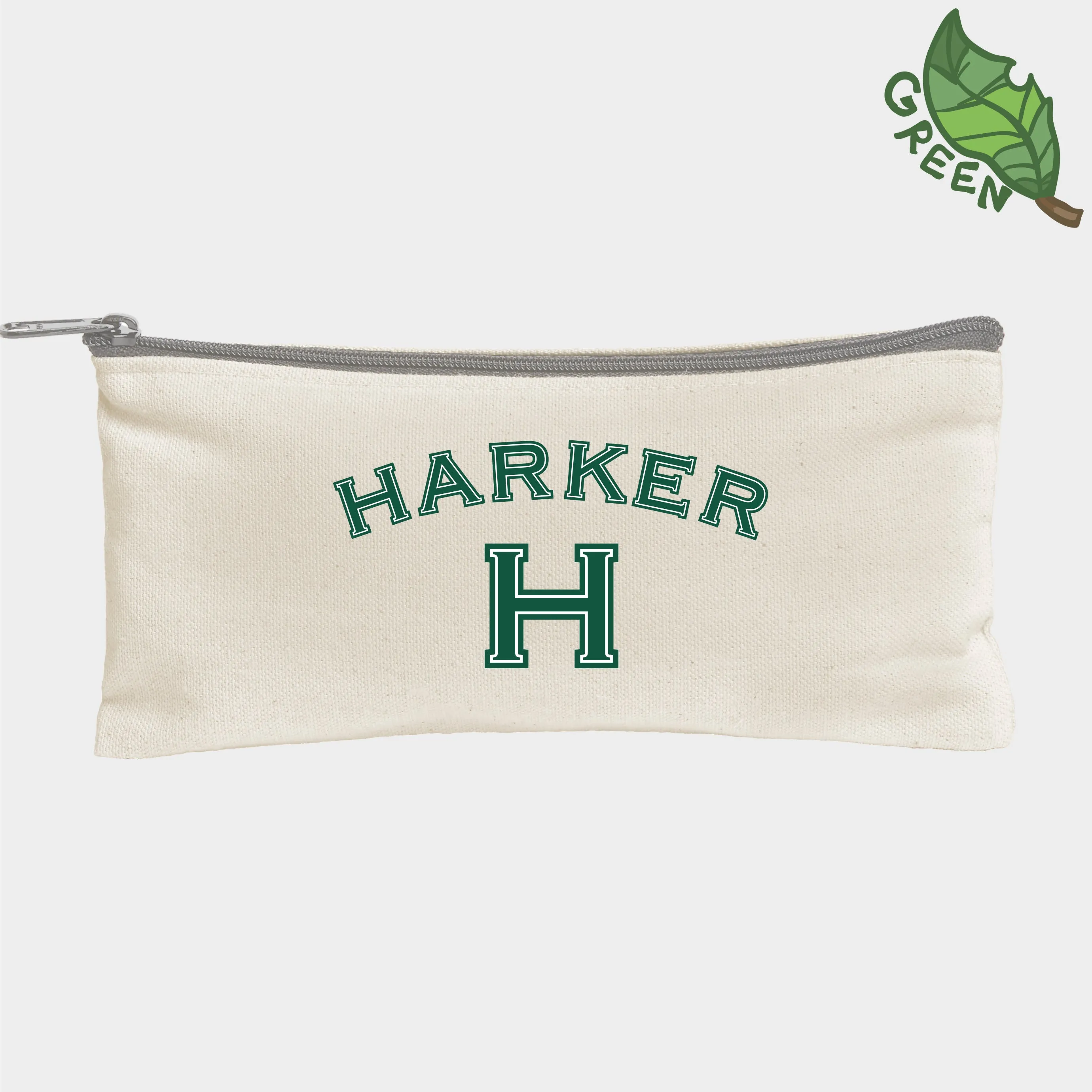 Varsity Natural Canvas Pouch