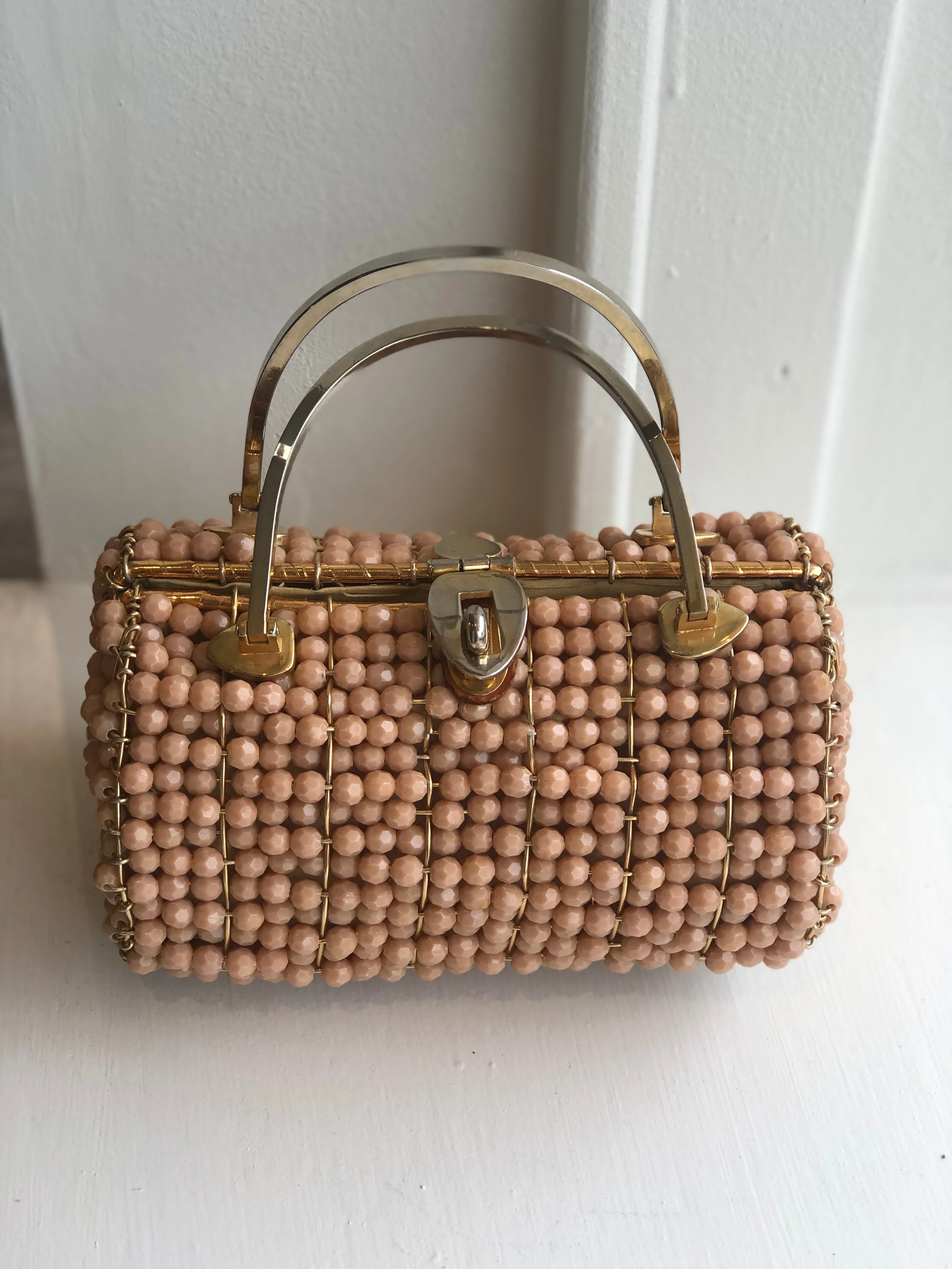 vintage wicka weave “made for jana” bag