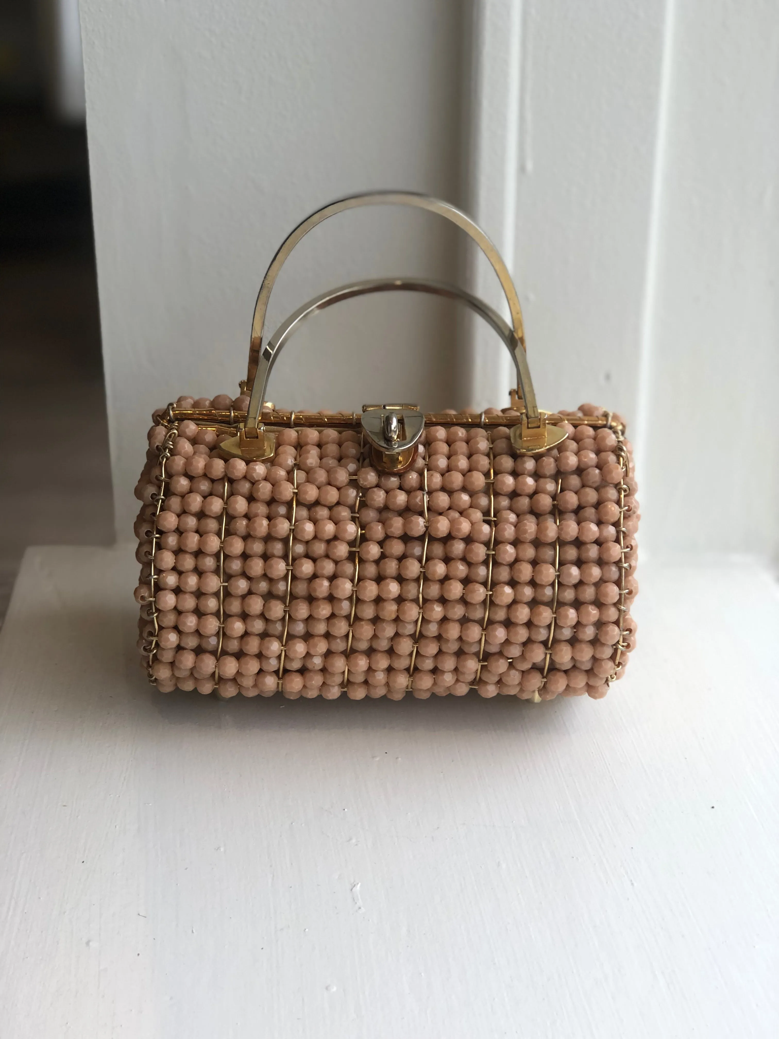 vintage wicka weave “made for jana” bag